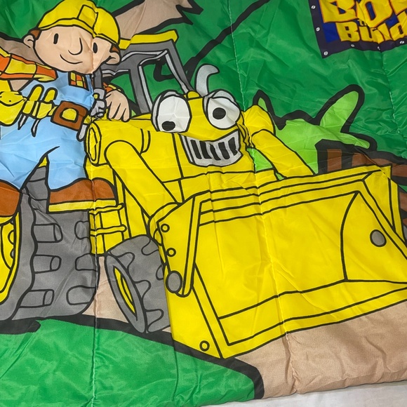 Vintage Kids Sleeping Bag "BOB THE BUILDER" 2002 60”x30” New Old Stock Boys Girl - Picture 4 of 12